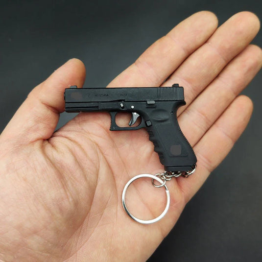 Mini Glock17 Shell Ejection Toy Keychain