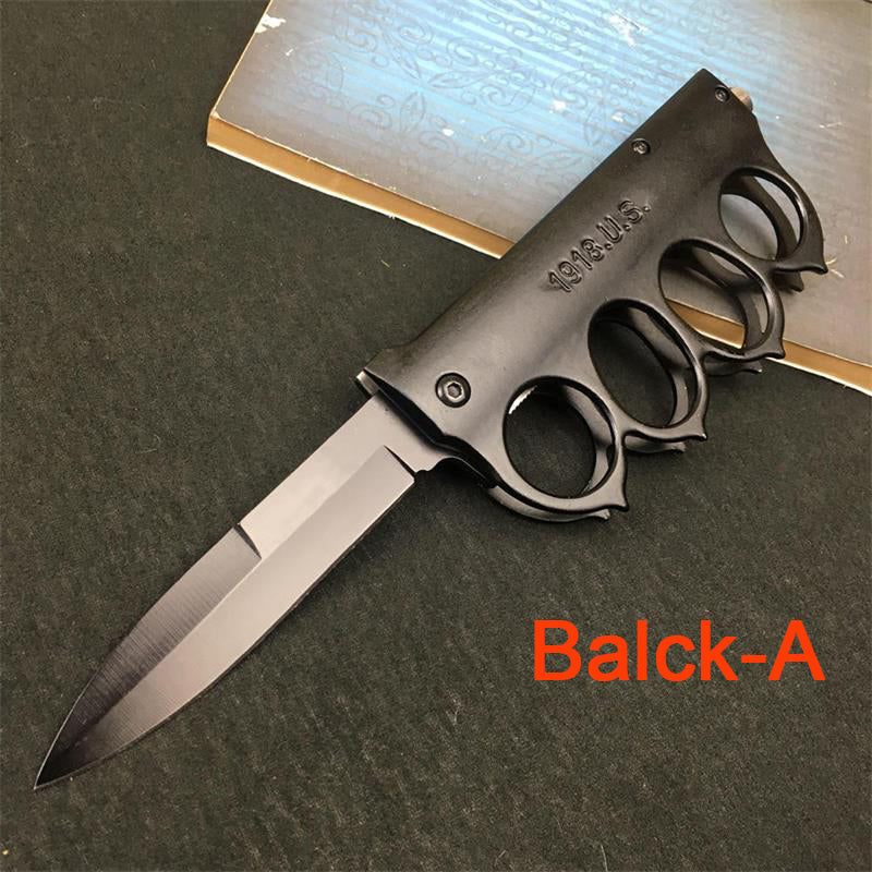 Multifunctional Knuckle Folding Knife Fast Open Outdoor Self-defense