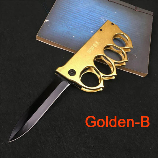 Multifunctional Knuckle Folding Knife Fast Open Outdoor Self-defense