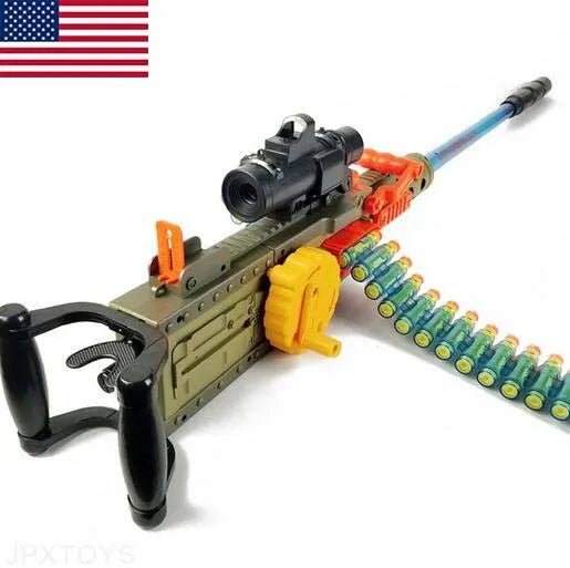 JF M2 Electric Soft Bullet Dart Heavy Machine Gun