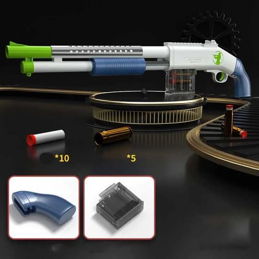 HD Manual Mag-Fed Shell Ejecting Shotgun Foam Blaster