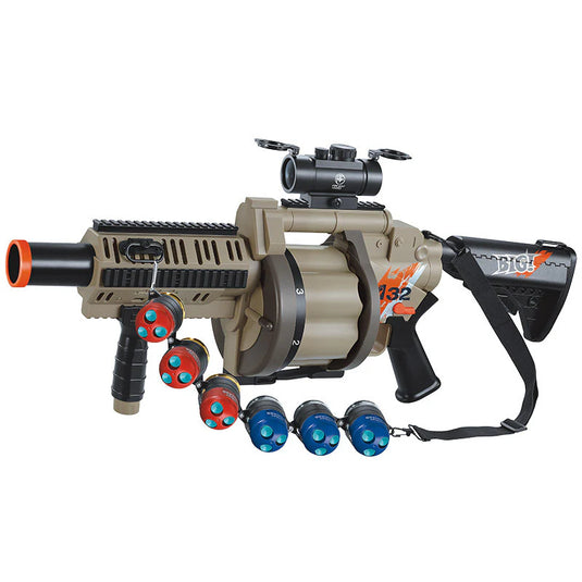 M32 6-Rounds Triple-Shots Grenade Launcher Foam Dart Blaster