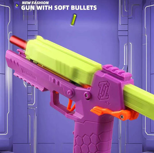 Carrot Lizzy Gecko Manual Foam Dart Blaster