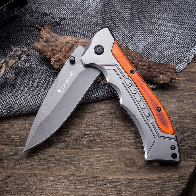 Browning Outdoor Tactical Folding Knife Camping Security Defense Pocket Military Knives EDC Tool